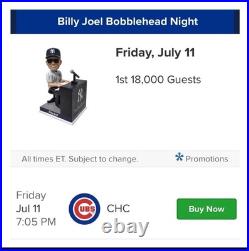 Billy Joel New York Yankees Bobblehead Giveaway 7/11/2025 SGA New In Box Presale