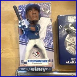 Blue Jays Bobble Head Lot Edwin Encarnacion Brett Lawrie Buck Martinez Alarm