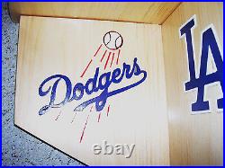 Bobble heads Dodgers combo shelf pack 1 wall 2 corner shelves