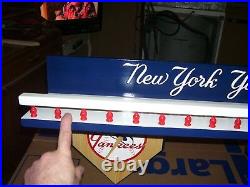 Bobble heads Yankees Display shelf 8 x 36 inches