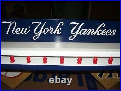 Bobble heads Yankees Display shelf 8 x 36 inches