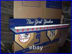 Bobble heads Yankees Display shelf 8 x 36 inches