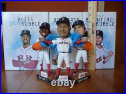 Boston Red Sox Benintendi, Betts & Bogaerts Splash Series Bobbleheads Set of 3