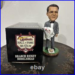 Branch Rickey St. Louis Cardinals Hall Of Fame Museum Bobblehead 2018 Rare