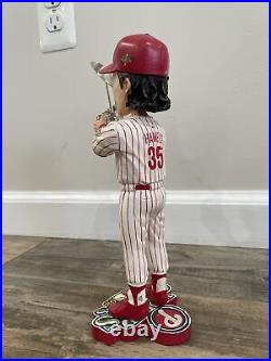 COLE HAMELS Philadelphia Phillies Bobblehead 2008 World Series MVP Trophy