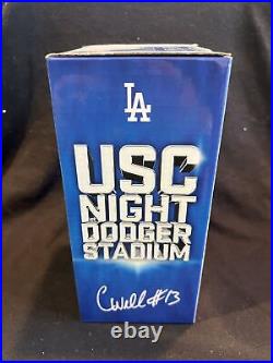 Caleb Williams Signed Bears #1 Pick USC Dodgers SGA Bobblehead PSA/DNA Authentic