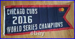 Chicago Cubs 2016 Replica World Series Champions Banner Sga 2017 4/12/17 Bryant