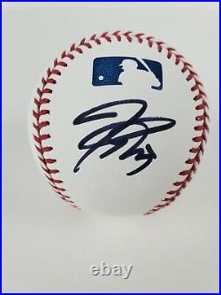 Chicago Cubs- Dodgers Joc Pederson Bobblehead Custom Painted + Signed Baseball