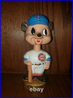 Chicago Cubs Gold Base, Bobble Head/Nodder/Bobbing Head Nr Mint & Original