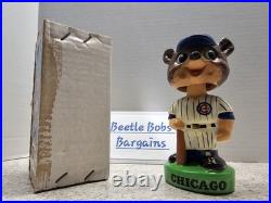 Chicago Cubs MLB Vintage 1960's Ceramic Bobblehead With Box REPAIRED READ