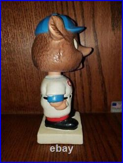 Chicago Cubs Square White Base Nodder/Bobblehead/Bobbing Head