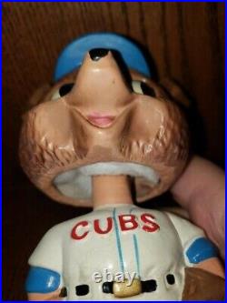 Chicago Cubs Square White Base Nodder/Bobblehead/Bobbing Head