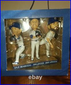 Chicago Cubs Starting Aces Bobblehead Sga 2017 Arreta, Lester 8/17/17 New Box