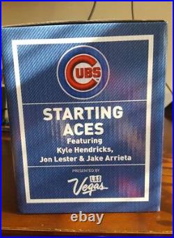 Chicago Cubs Starting Aces Bobblehead Sga 2017 Arreta, Lester 8/17/17 New Box