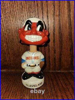 Chief Wahoo Cleveland Indians Mini Mascot Nodder Bobble Head