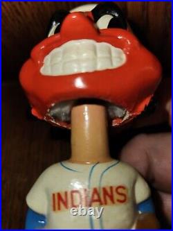 Chief Wahoo Cleveland Indians Mini Mascot Nodder Bobble Head