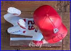 Chris Carpenter Signed & Inscr St. Louis Cardinals 2011 WS The Dive Bobblehead