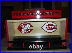 Cincinnati Reds Bobble Head Display Case 75 Big Red Machine 76 Handcrafted