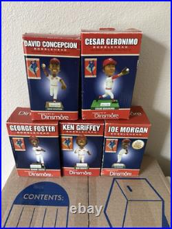Cincinnati Reds Hall of Fame Bobblehead 2012 Set of 5 Geronimo Morgan Foster