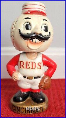 Cincinnati Reds Mr. Redlegs 1967 Vintage Bobblehead Nodder From Japan