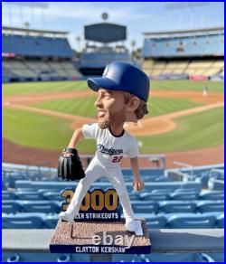 Clayton Kershaw 3000 Strikeouts LA Dodgers SGA 2025 Bobblehead New in Box NIB