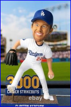 Clayton Kershaw 3,000 Strikeouts 2025 LA Dodgers SGA 9-20 Bobblehead