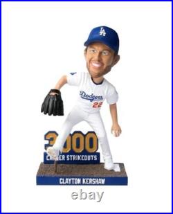 Clayton Kershaw 3,000 Strikeouts 2025 LA Dodgers SGA 9-20 Bobblehead