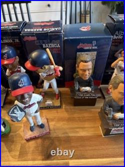 Cleveland Indians 15 Bobble Head Lot 1995 Belle Alomar Lofton Thome Slider Omar