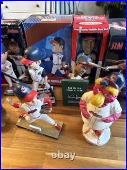 Cleveland Indians 15 Bobble Head Lot 1995 Belle Alomar Lofton Thome Slider Omar