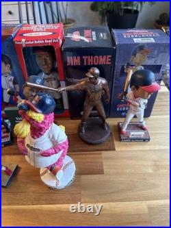 Cleveland Indians 15 Bobble Head Lot 1995 Belle Alomar Lofton Thome Slider Omar