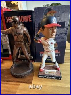 Cleveland Indians 15 Bobble Head Lot 1995 Belle Alomar Lofton Thome Slider Omar