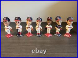 Cleveland Indians 2001 Collector's Edition Player Bobbleheads Full Set 7 Of 7