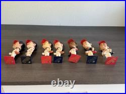 Cleveland Indians 2001 Collector's Edition Player Bobbleheads Full Set 7 Of 7