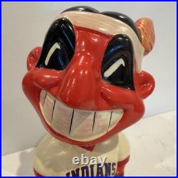 Cleveland Indians Chief Wahoo Collectable MLB Bobble Head Doll 1960s