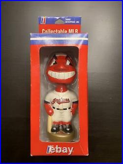 Cleveland Indians Chief Wahoo Collectable MLB Bobble Head Doll TEI 2002