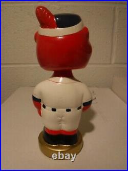 Cleveland Indians Chief Wahoo MLB Bobble Head Doll TEI 2002 COLLECTORS ITEM