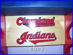 Cleveland Indians baseball Bats holds 7 bats 7 balls 18 bobble heads Cleveland Indians baseball Bats holds 7 bats 7 balls 18 bobble heads