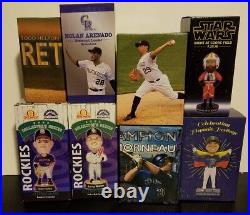 Colorado Rockies Bobblehead Collection Includes 8 Bobbleheads New in Boxes