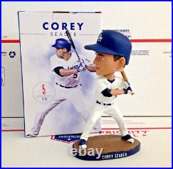 Corey Seager and Vin Scully 2016 Dodgers Stadium Exclusive Promo Bobblehead SGA