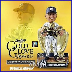 DEREK JETER New York Yankees 5x Rawlings Gold Glove Award Winner MLB Bobblehead