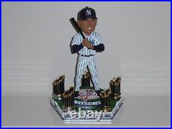 DEREK JETER Yankees Bobblehead MLB 5X World Series Champs Spinning Edition New