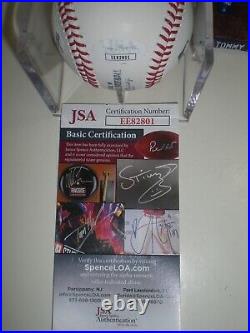 DODGERS Tommy Lasorda Signed MLB Baseball WithHOF 97 JSA COA + 2019 SGA Bobblehead