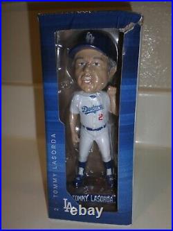 DODGERS Tommy Lasorda Signed MLB Baseball WithHOF 97 JSA COA + 2019 SGA Bobblehead