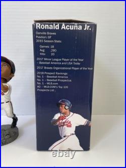 Danville Braves Ronald Acuña Jr Andruw Jones Acuña Matata Bobblehead Rare SGA