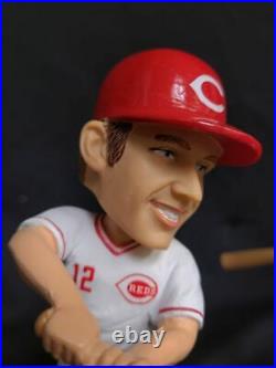 Darrel Chaney Bobblehead Signed by Darrel #/ 216 Cincinnati Reds uniform 7.25