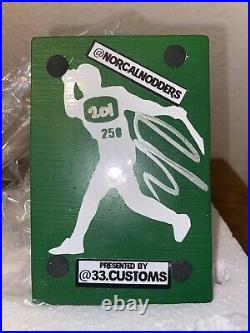 Dave Henderson Hendu Oakland A's Athletics Bobblehead NEW 1/250 World Series