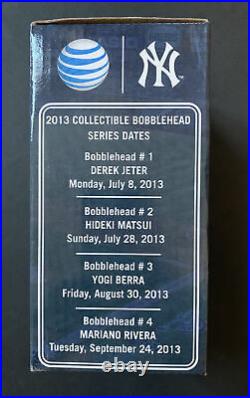 Derek Jeter Bobblehead 7/8/13 2013 Sga Collectible Series #1 New In Box Yankees