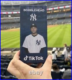 Derek Jeter Final Hit Bobblehead SGA 9/25/24 Yankees Giveaway 10 Yr Anniversary