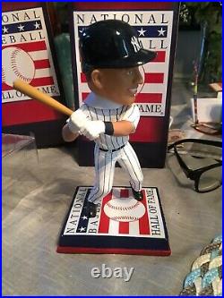 Derek Jeter Hall of Fame Bobble 2020 NY Yankees Baseball Cooperstown Bobblehead