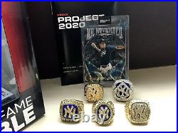 Derek Jeter NY Yankees HOF Bobblehead World Series Commemorative Rings SP Card